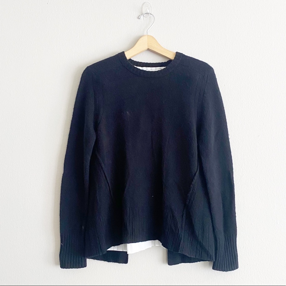BROCHU WALKER cashmere blend pleat sweater